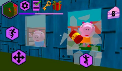 小猪邻居家庭逃生奥比屋3D(1)