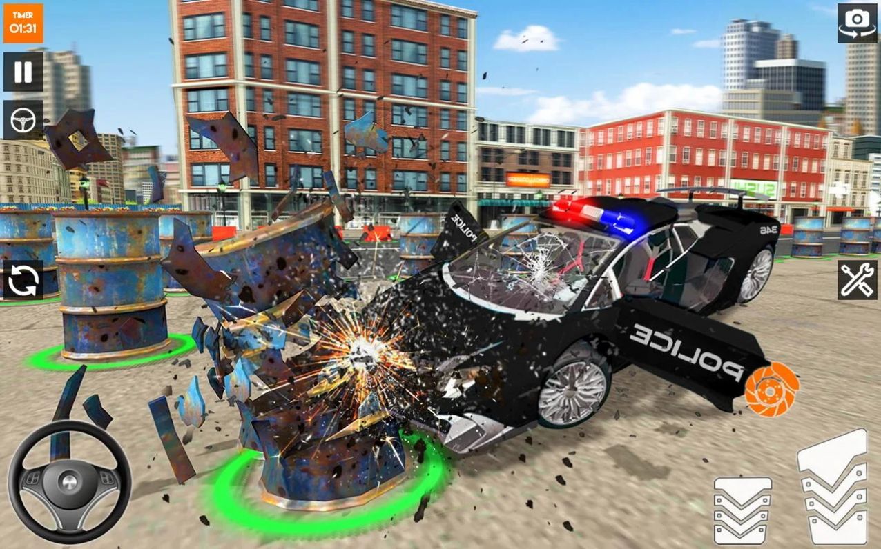 警车车祸模拟器(2)