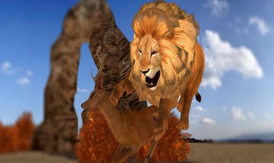 狮子捕猎战场(1)