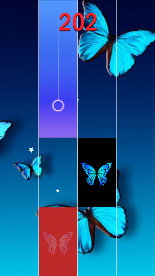 蓝蝴蝶钢琴块(5)