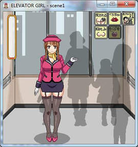 elevator电梯女孩像素游戏