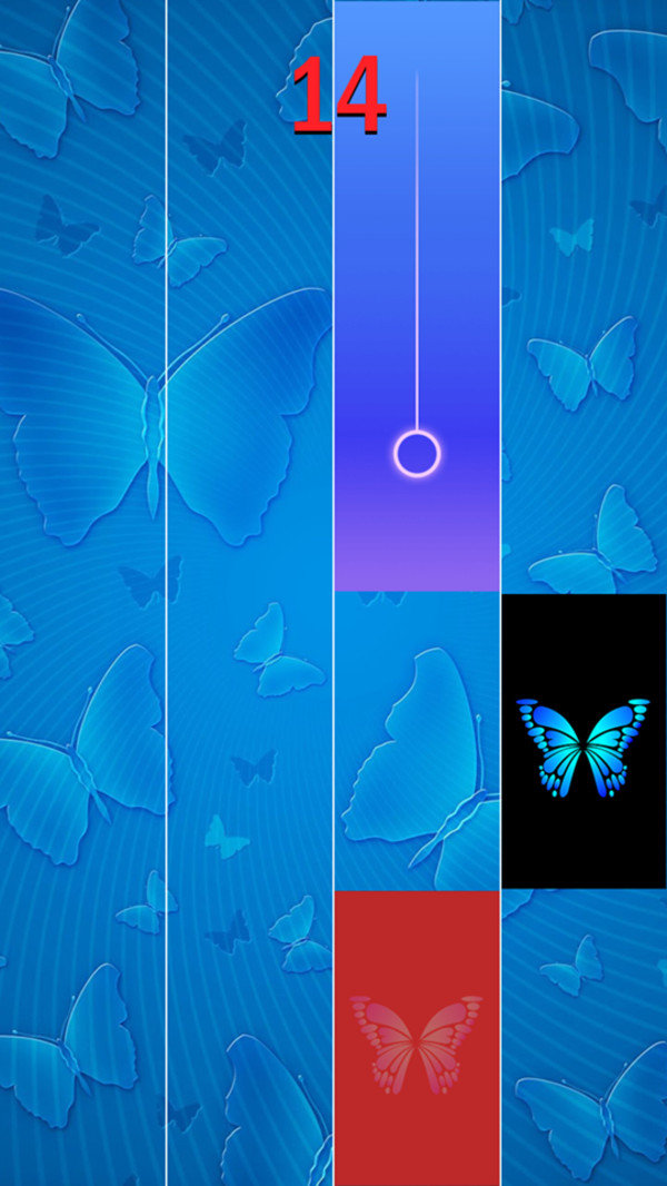 蓝蝴蝶钢琴块(4)