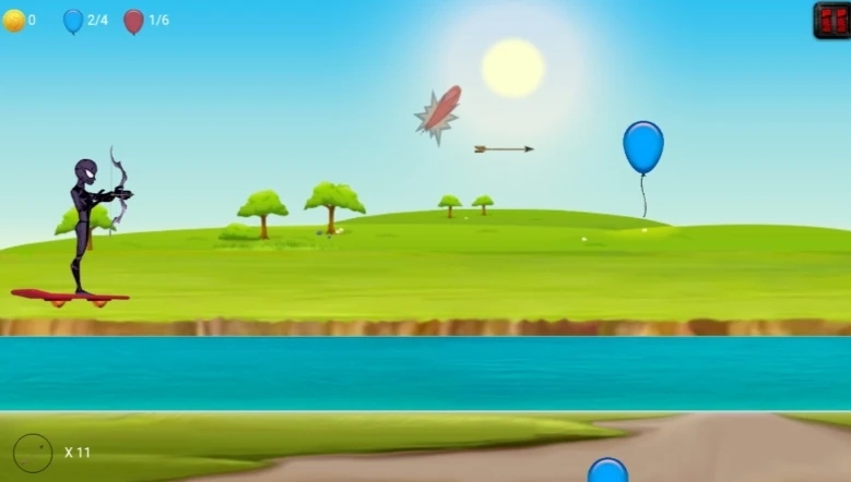 外星人弓箭和气球(1)