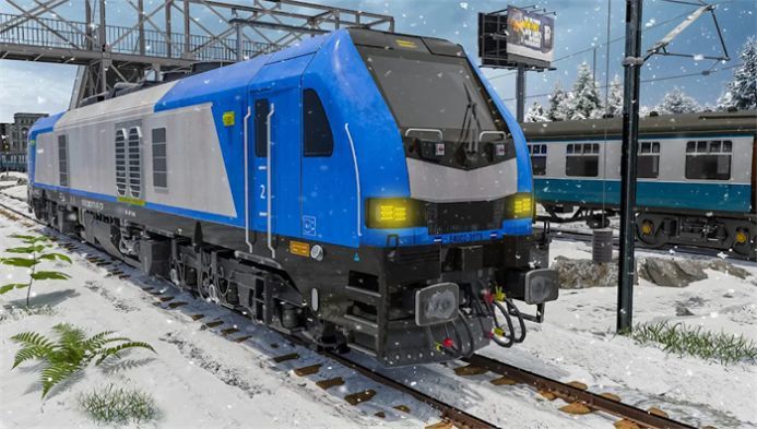 雪地上坡火车驾驶模拟(1)